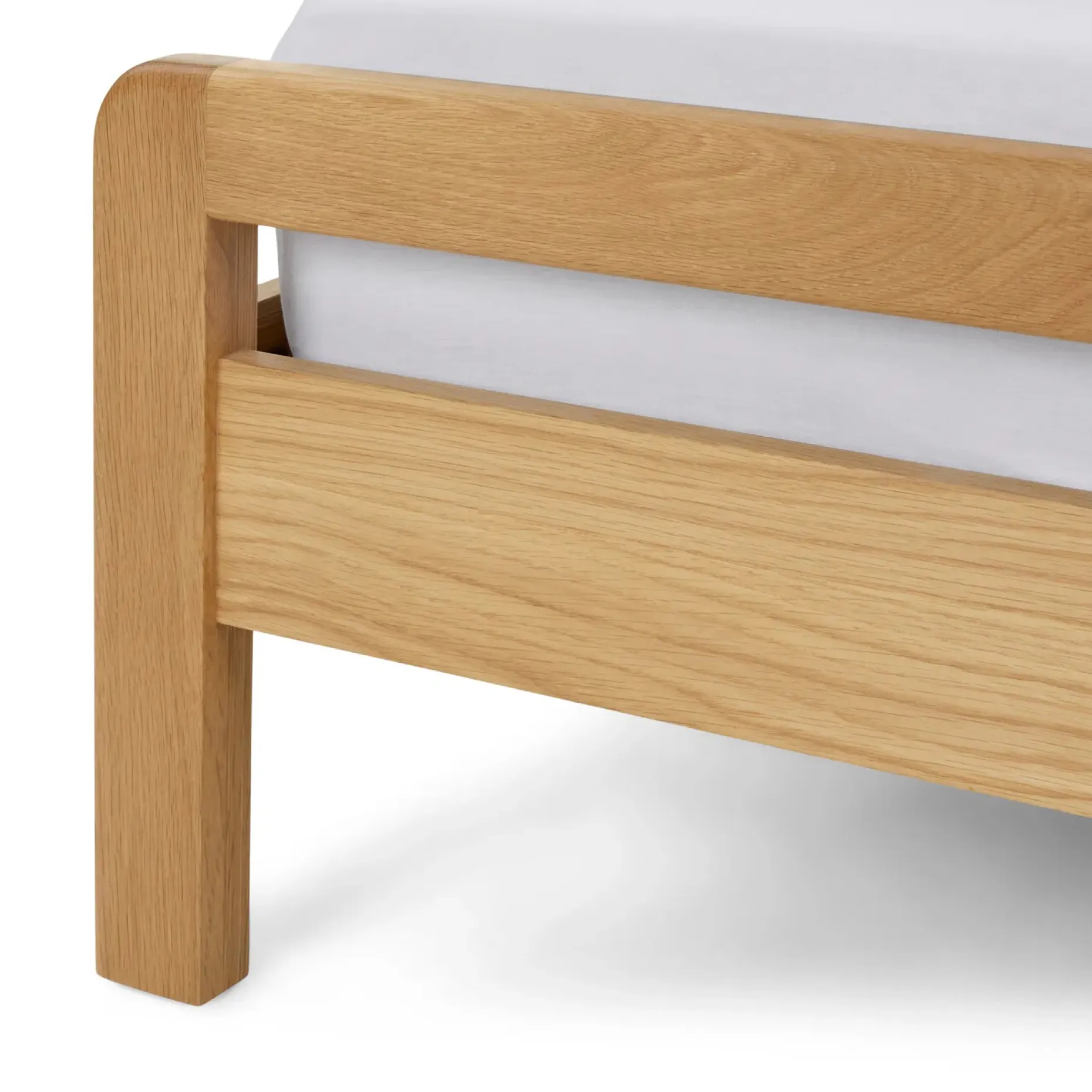 Dalsa King Bed - Natural Oak