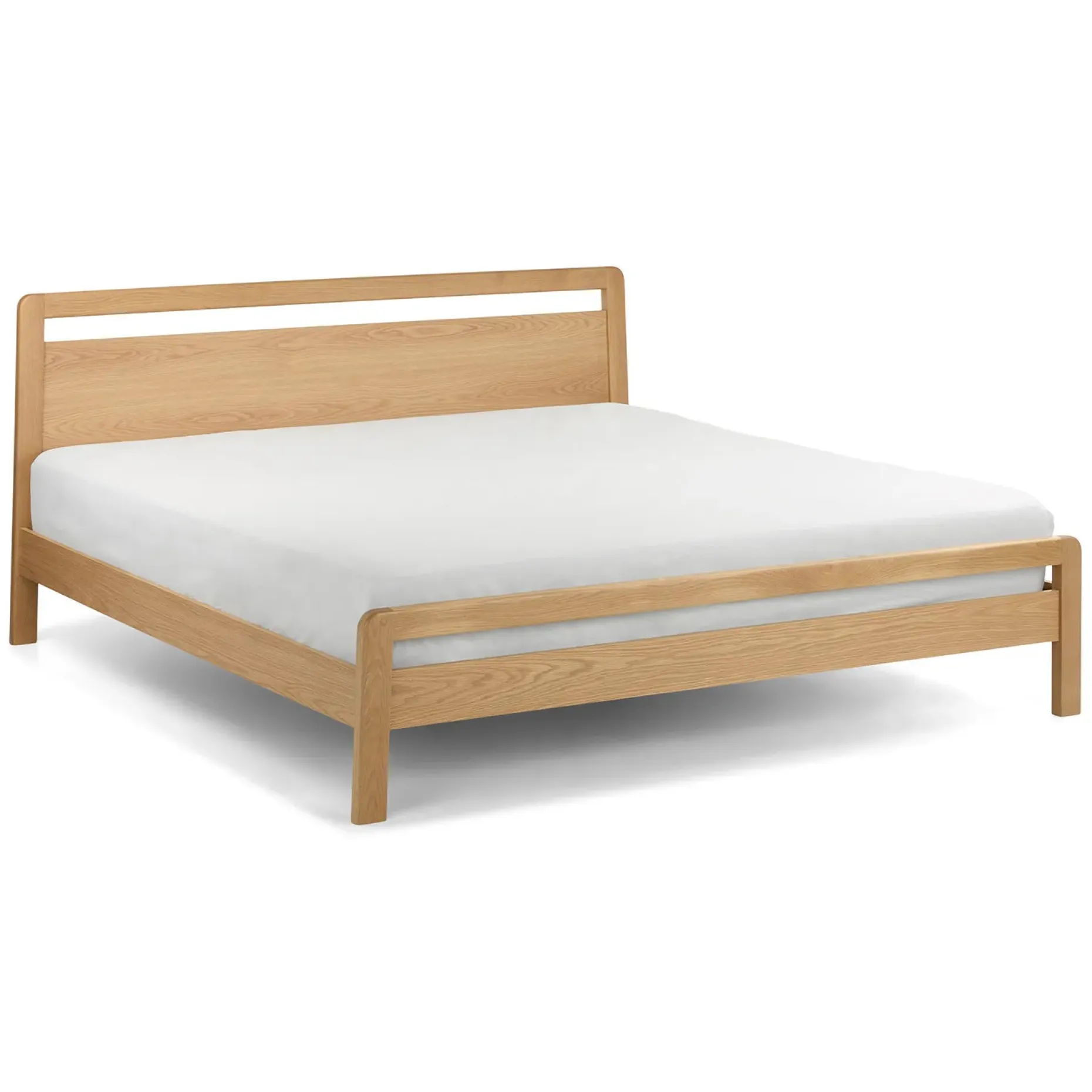 Dalsa King Bed - Natural Oak