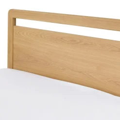 Dalsa King Bed - Natural Oak
