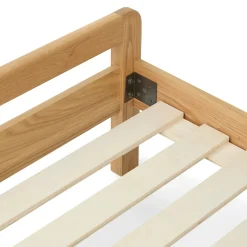 Dalsa Queen Bed - Natural Oak