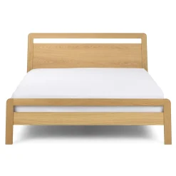 Dalsa Queen Bed - Natural Oak