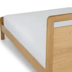 Dalsa Queen Bed - Natural Oak
