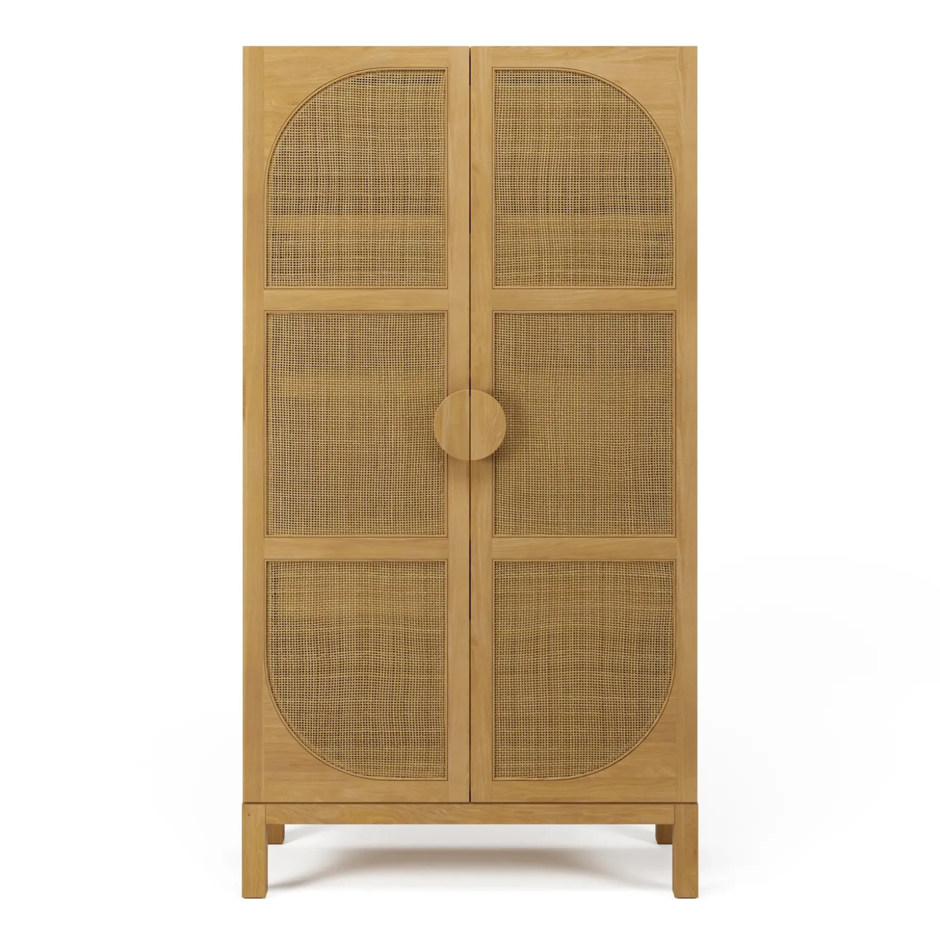 Dania 38" Cabinet - Natural Oak