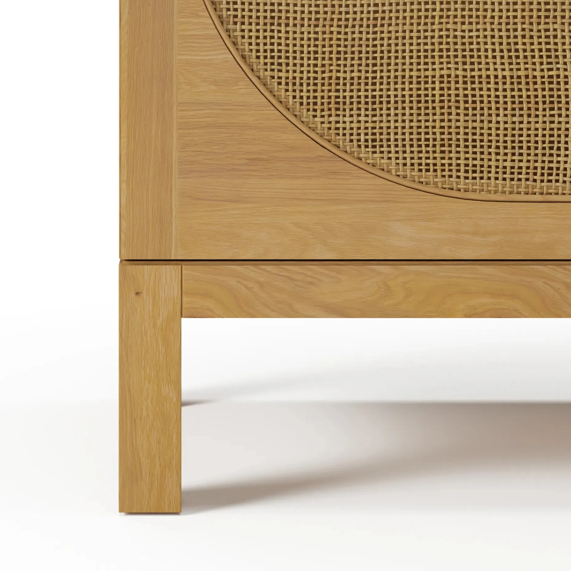 Dania 38" Cabinet - Natural Oak