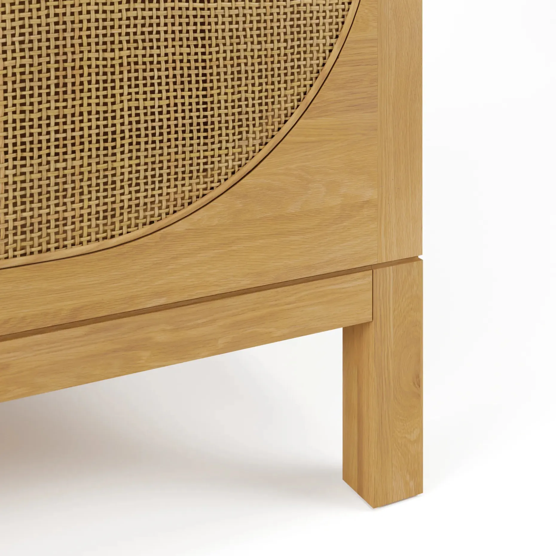 Dania 38" Cabinet - Natural Oak