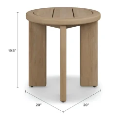Daphne Outdoor Coffee and Side Table Set - Cloud Eucalyptus