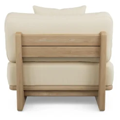 Daphne 34" Outdoor Lounge Chair - Dravite Ivory
