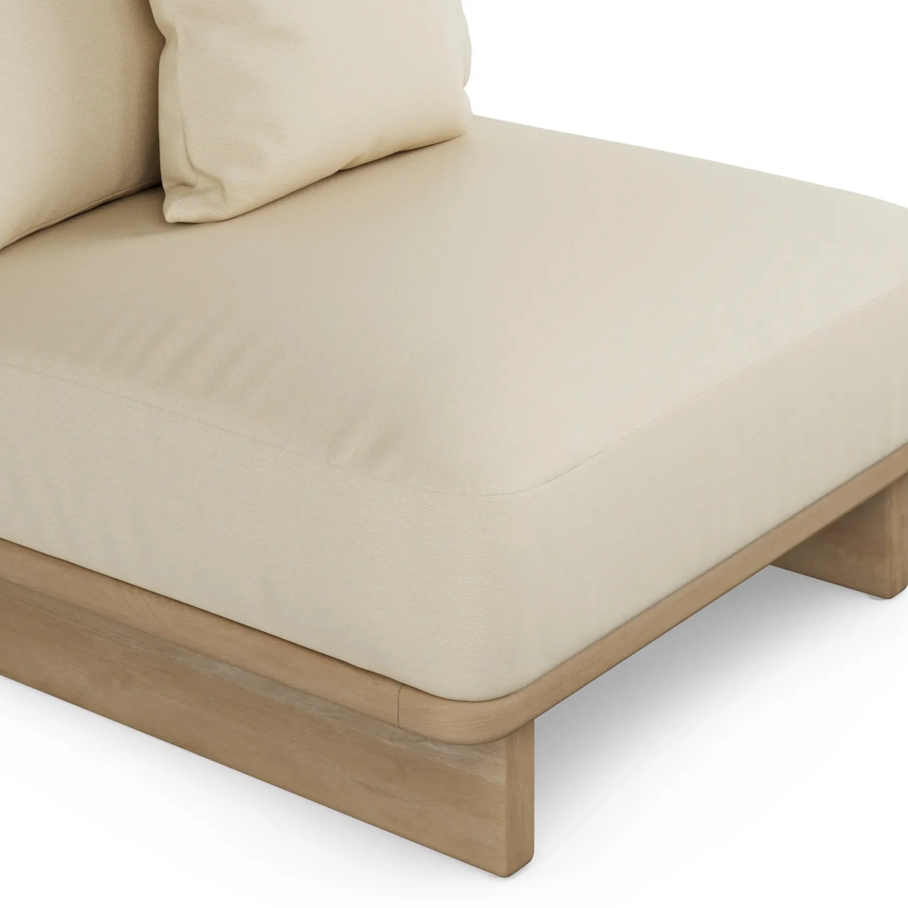 Daphne 34" Outdoor Lounge Chair - Dravite Ivory