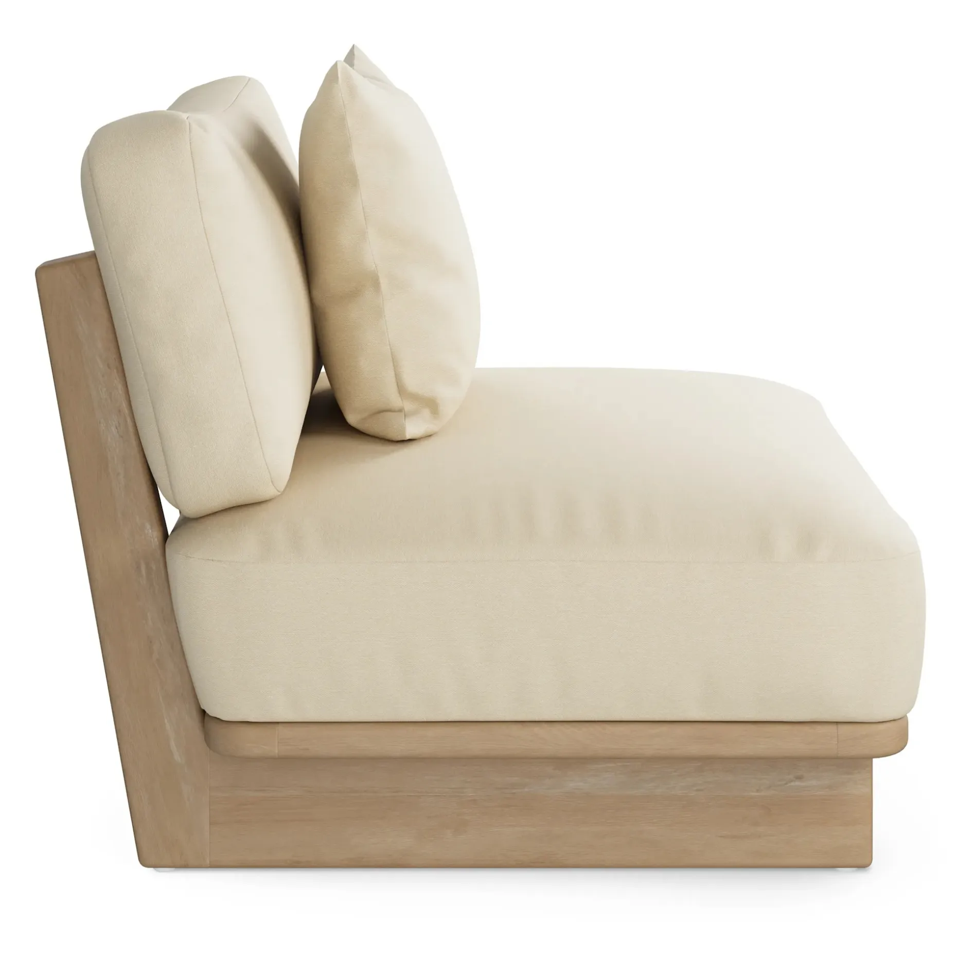 Daphne 34" Outdoor Lounge Chair - Dravite Ivory