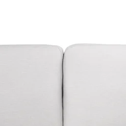 Dawn 100" Left Sectional - Silver Ivory