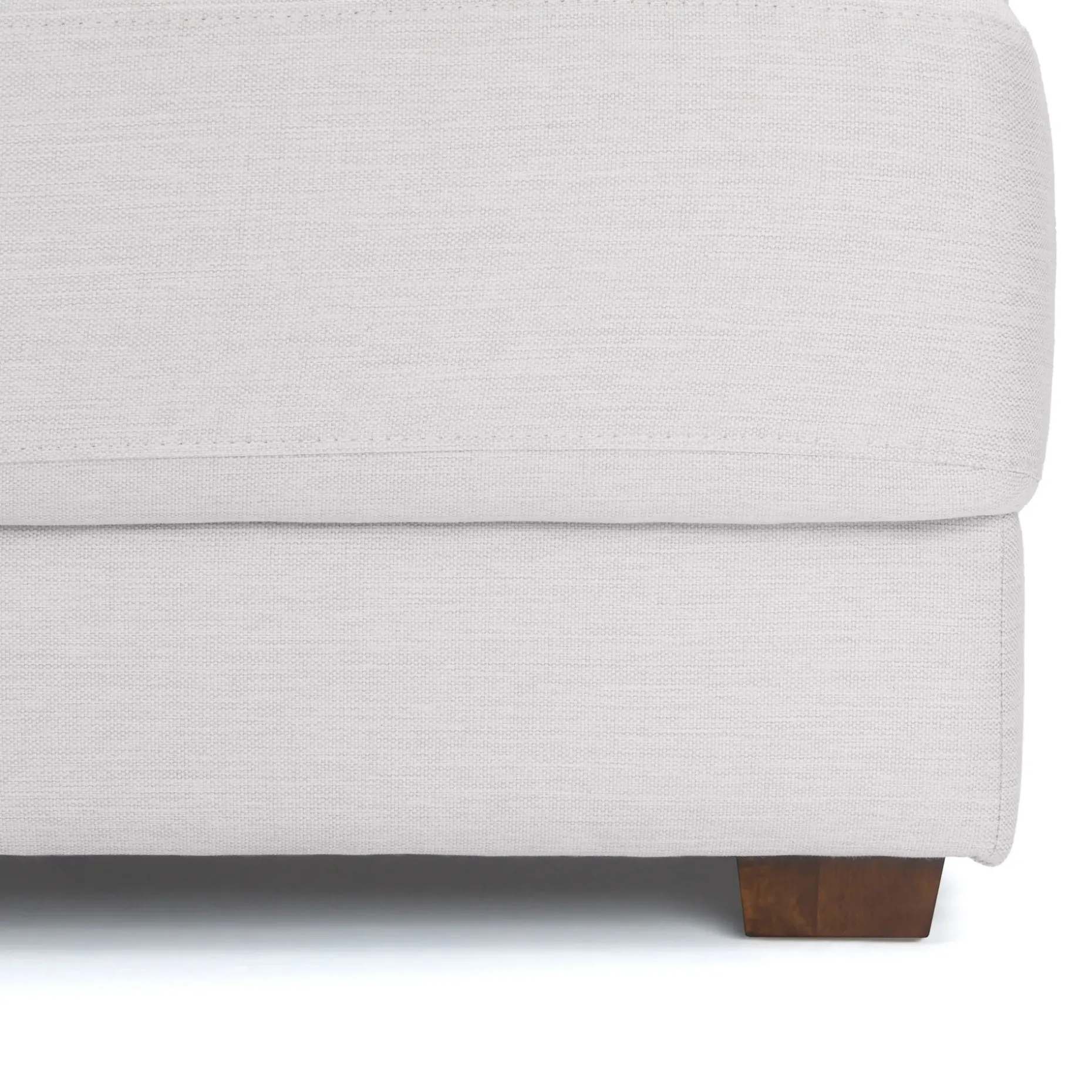 Dawn 100" Left Sectional - Silver Ivory