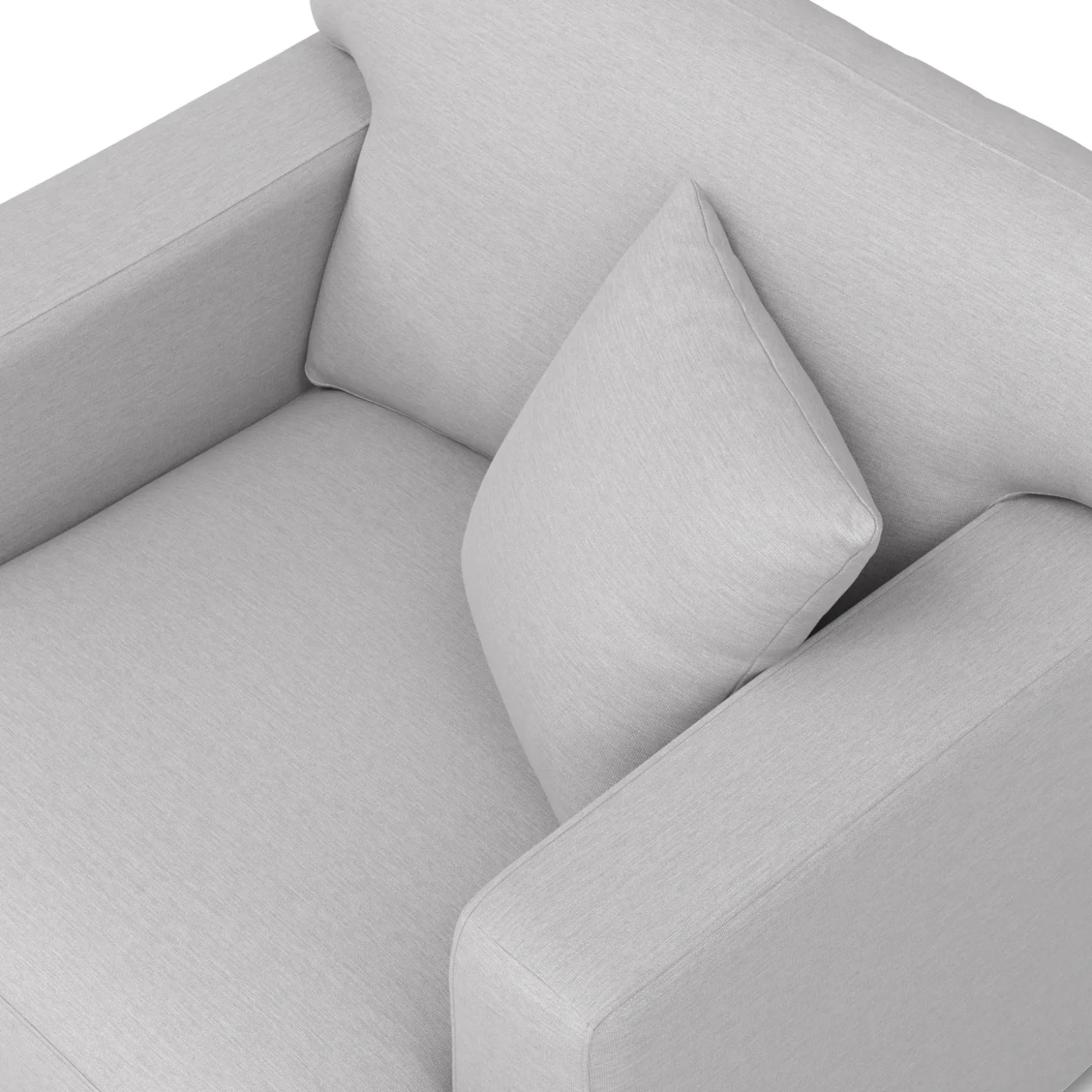 Dawn 40" Lounge Chair - Silver Ivory