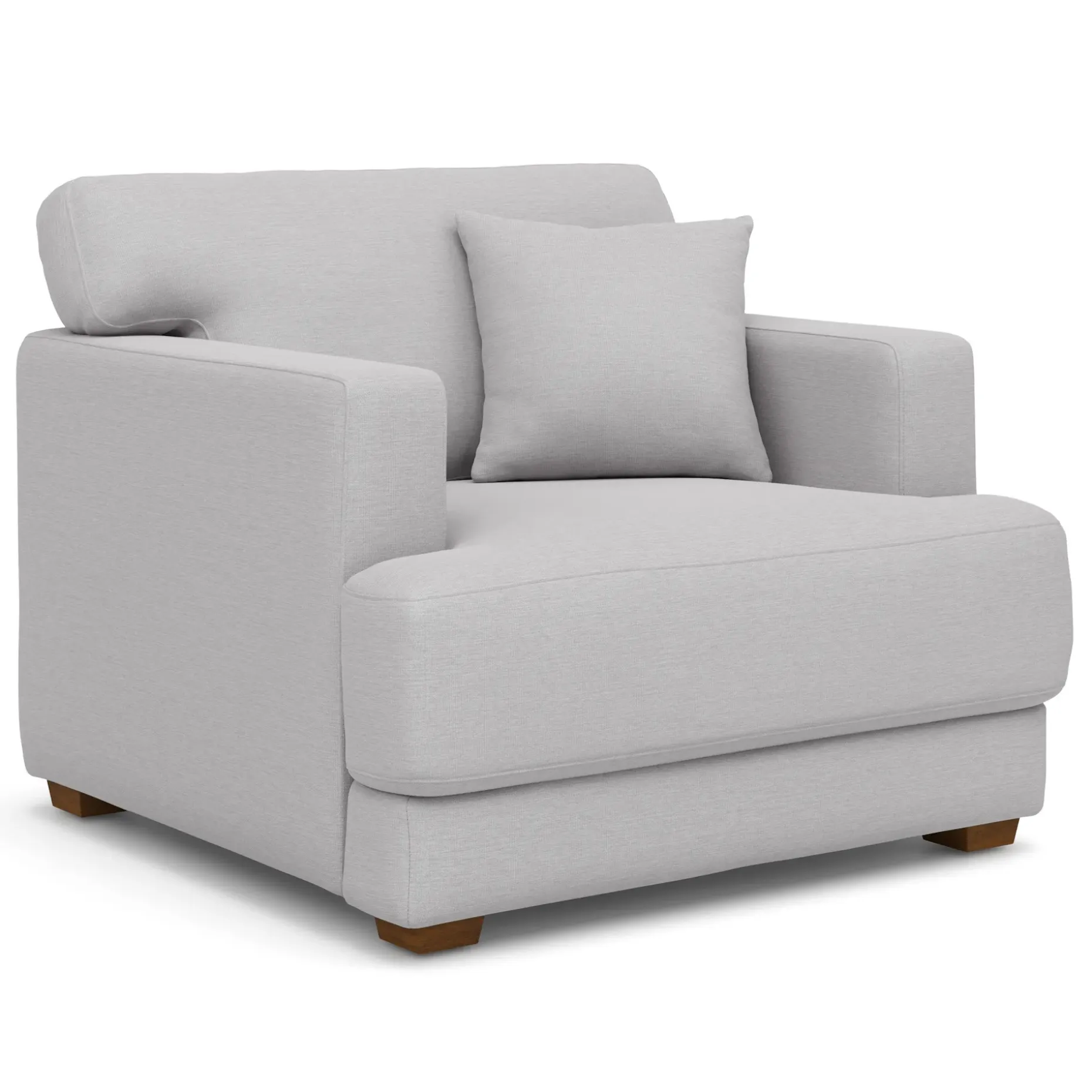 Dawn 40" Lounge Chair - Silver Ivory