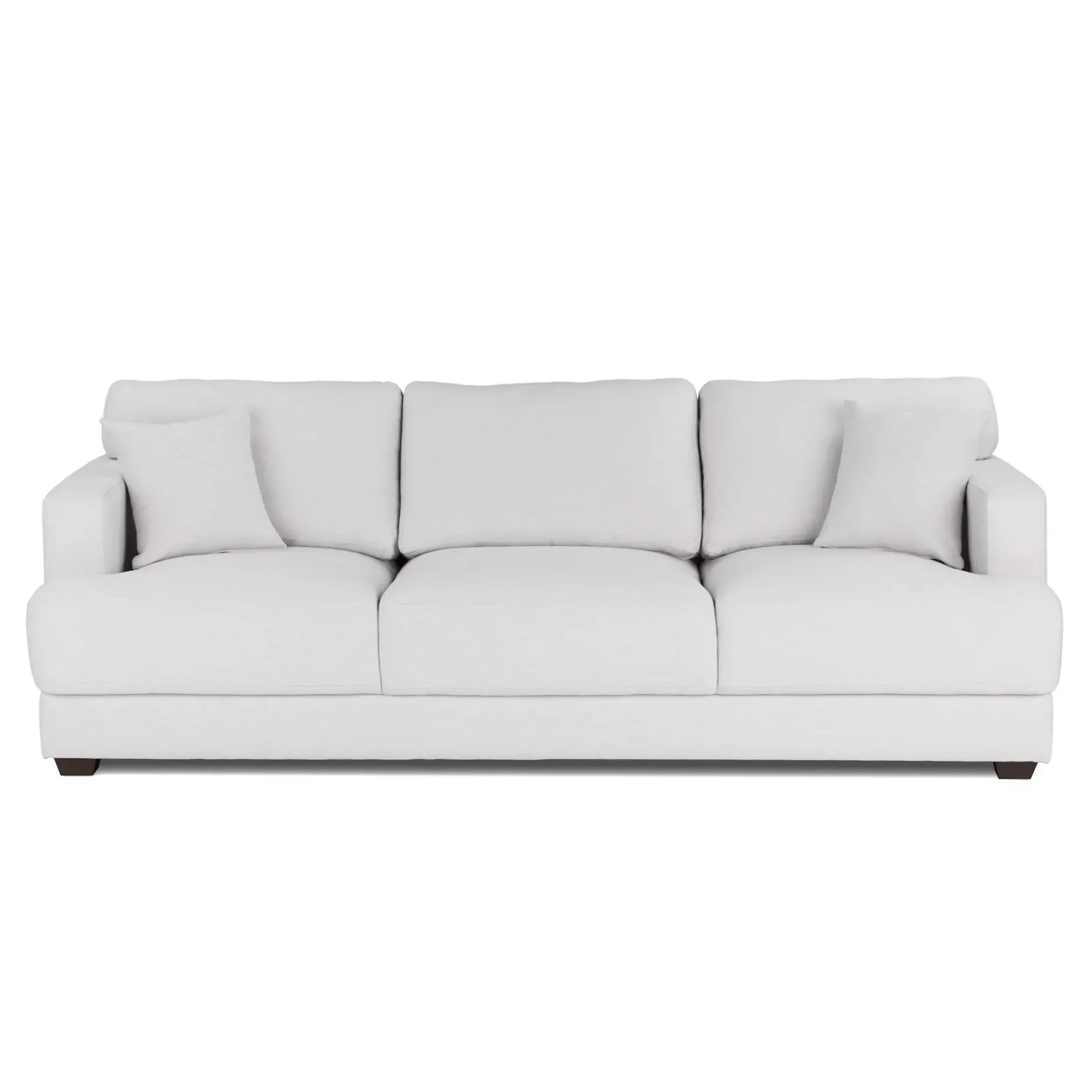 Dawn 93" Sofa - Silver Ivory