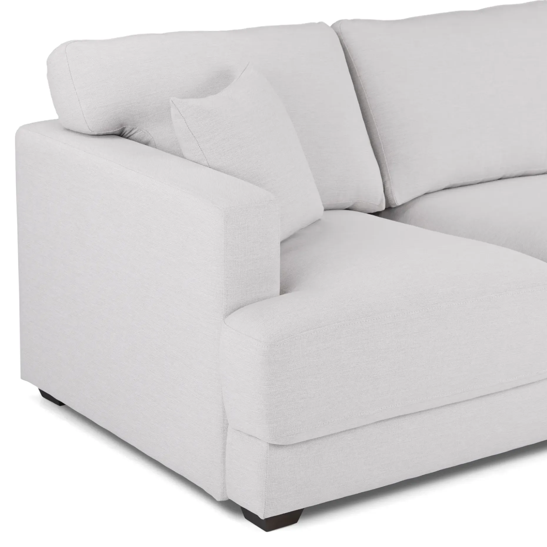 Dawn 93" Sofa - Silver Ivory