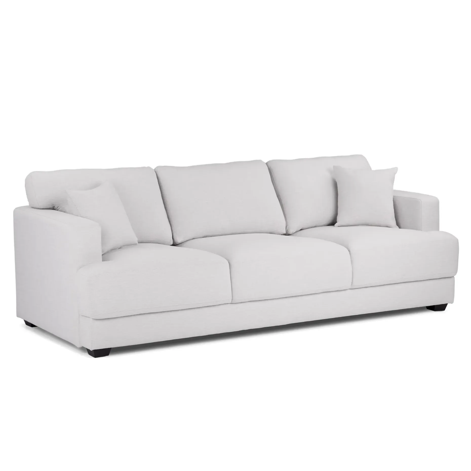 Dawn 93" Sofa - Silver Ivory
