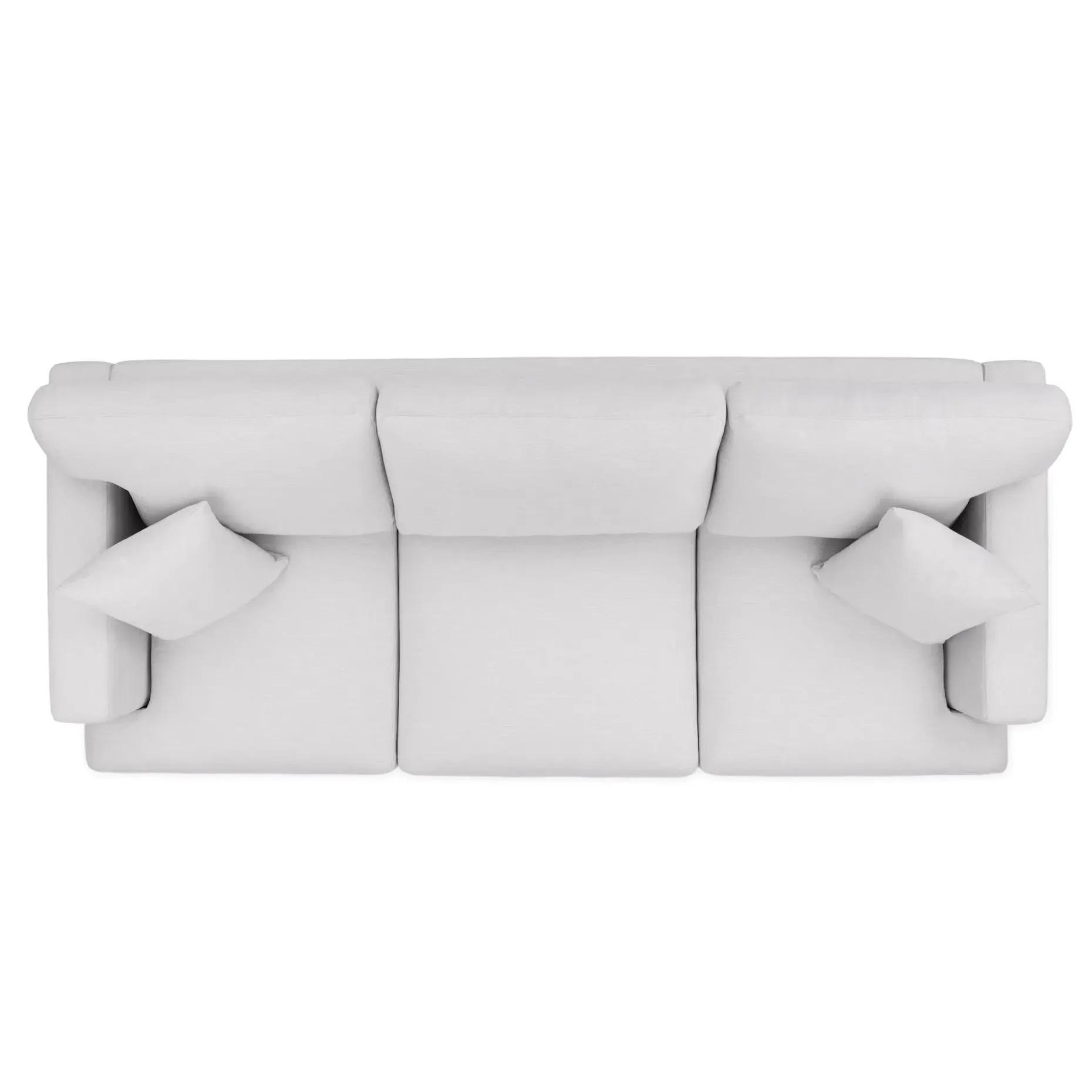 Dawn 93" Sofa - Silver Ivory