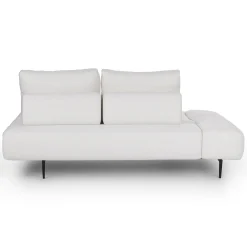 Divan 76" Left Chaise Lounge - Quartz White