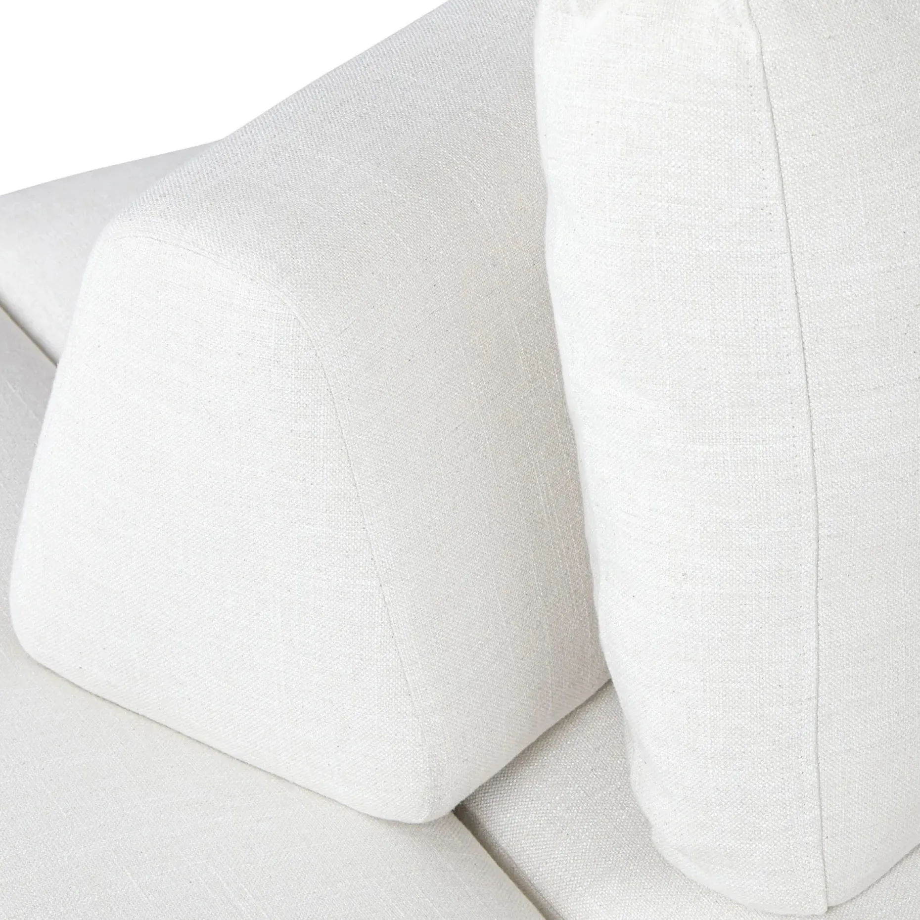 Divan 76" Right Chaise Lounge - Quartz White