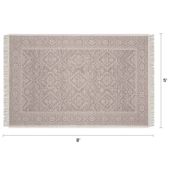 Dorian 5 x 8 Reversible Rug - Buck Brown