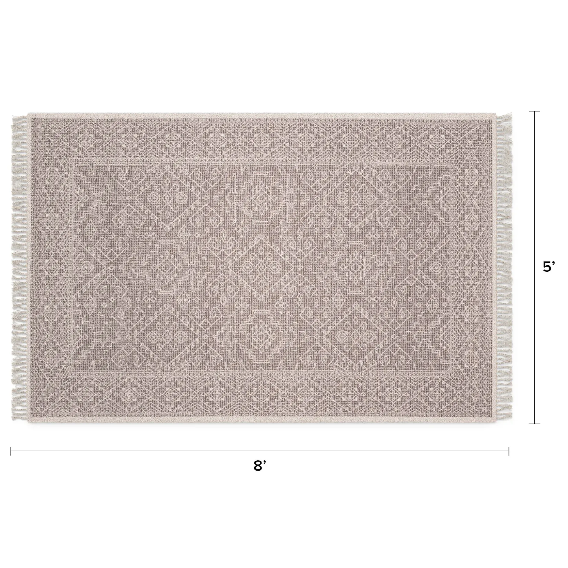 Dorian 5 x 8 Reversible Rug - Buck Brown