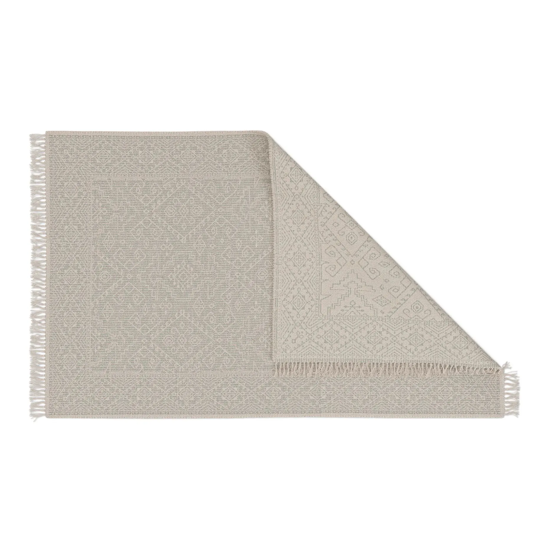 Dorian 5 x 8 Reversible Rug - Soft Sage