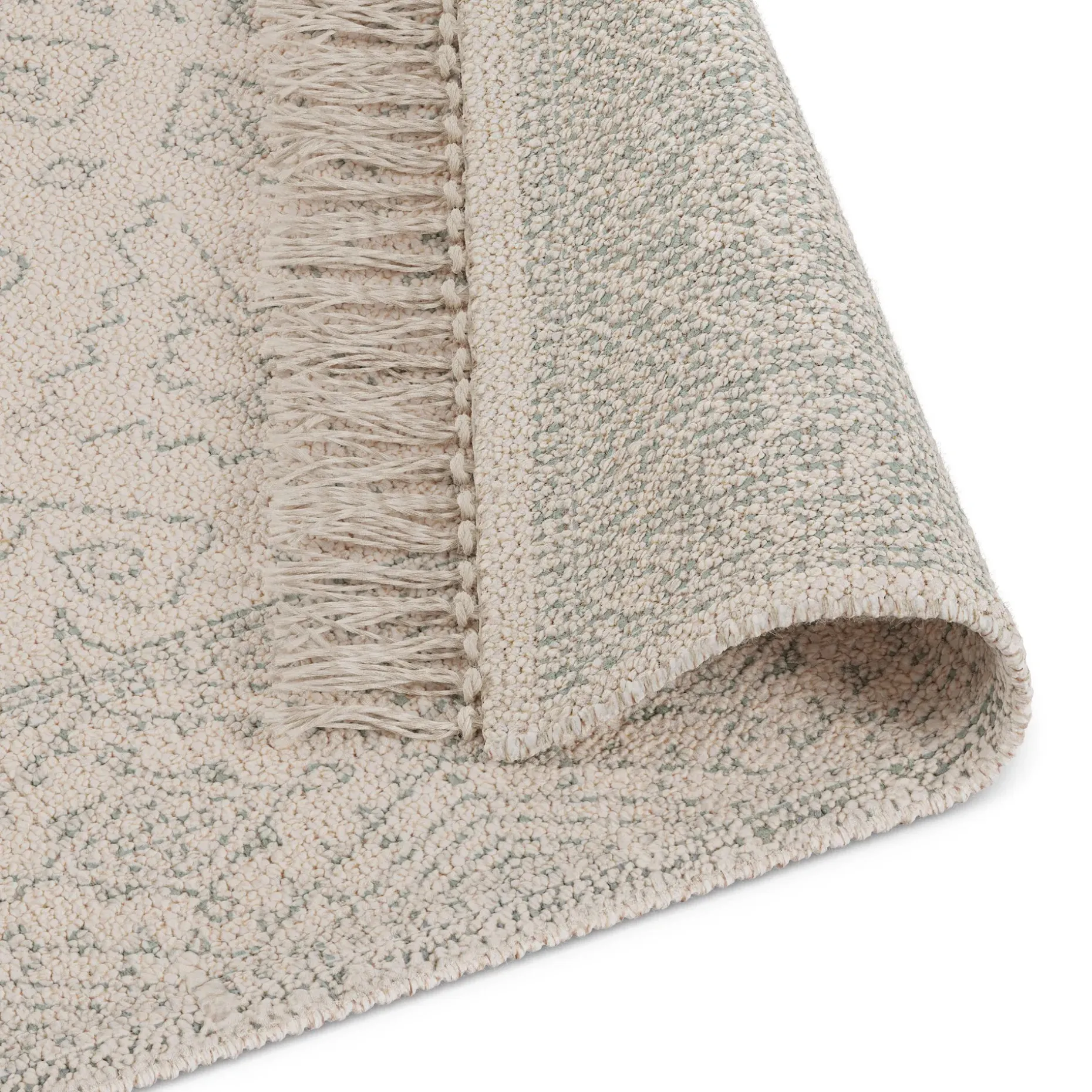 Dorian 5 x 8 Reversible Rug - Soft Sage