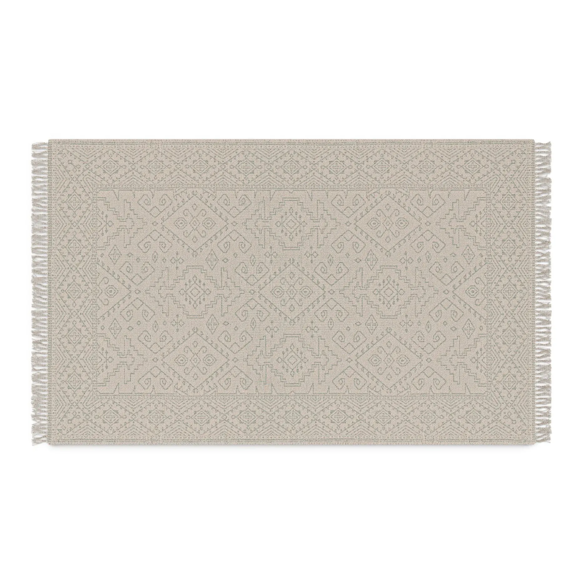 Dorian 5 x 8 Reversible Rug - Soft Sage