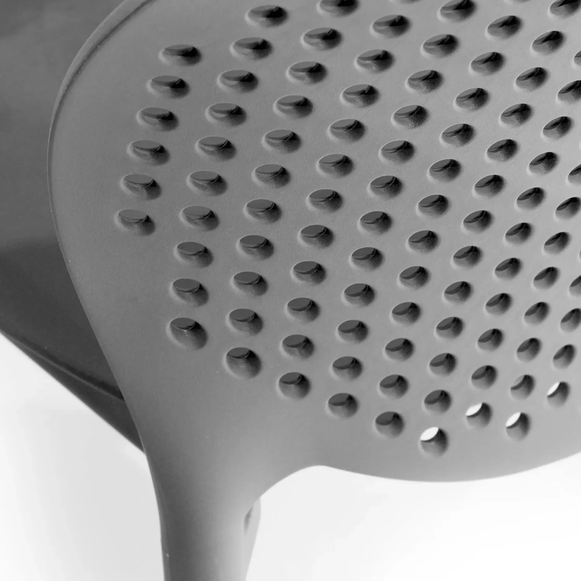 Dot Outdoor Stackable Dining Chair - Graphite