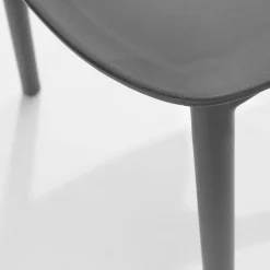 Dot Outdoor Stackable Dining Chair - Graphite