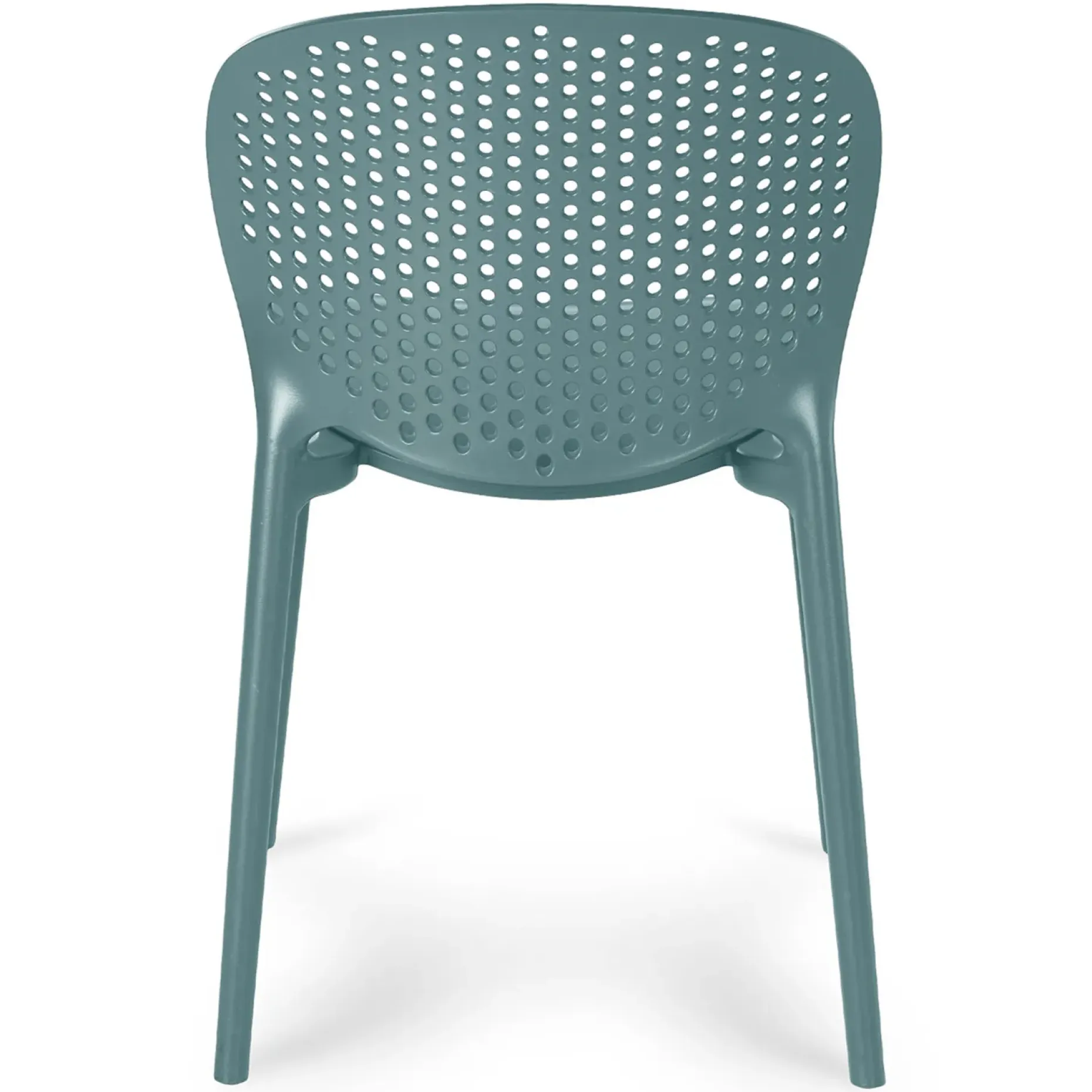 Dot Outdoor Stackable Dining Chair - Surf Blue