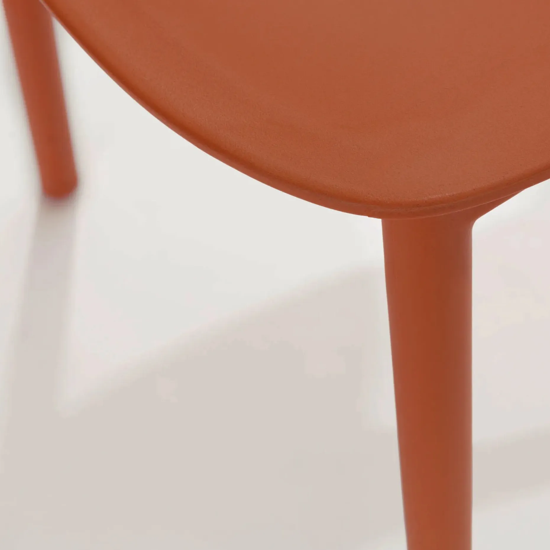 Dot Outdoor Stackable Dining Chair - Tanga Orange