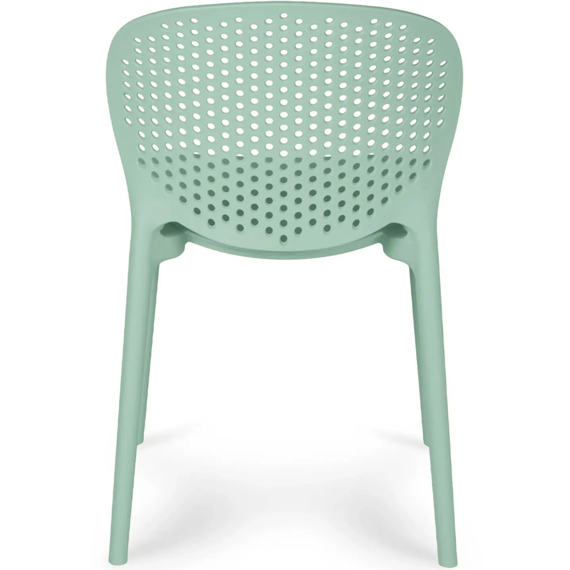 Dot Outdoor Stackable Dining Chair - Malibu Aqua