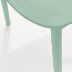 Dot Outdoor Stackable Dining Chair - Malibu Aqua