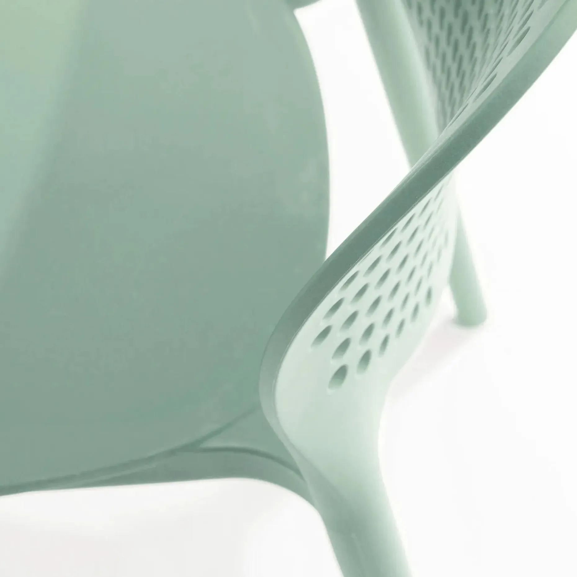 Dot Outdoor Stackable Dining Chair - Malibu Aqua