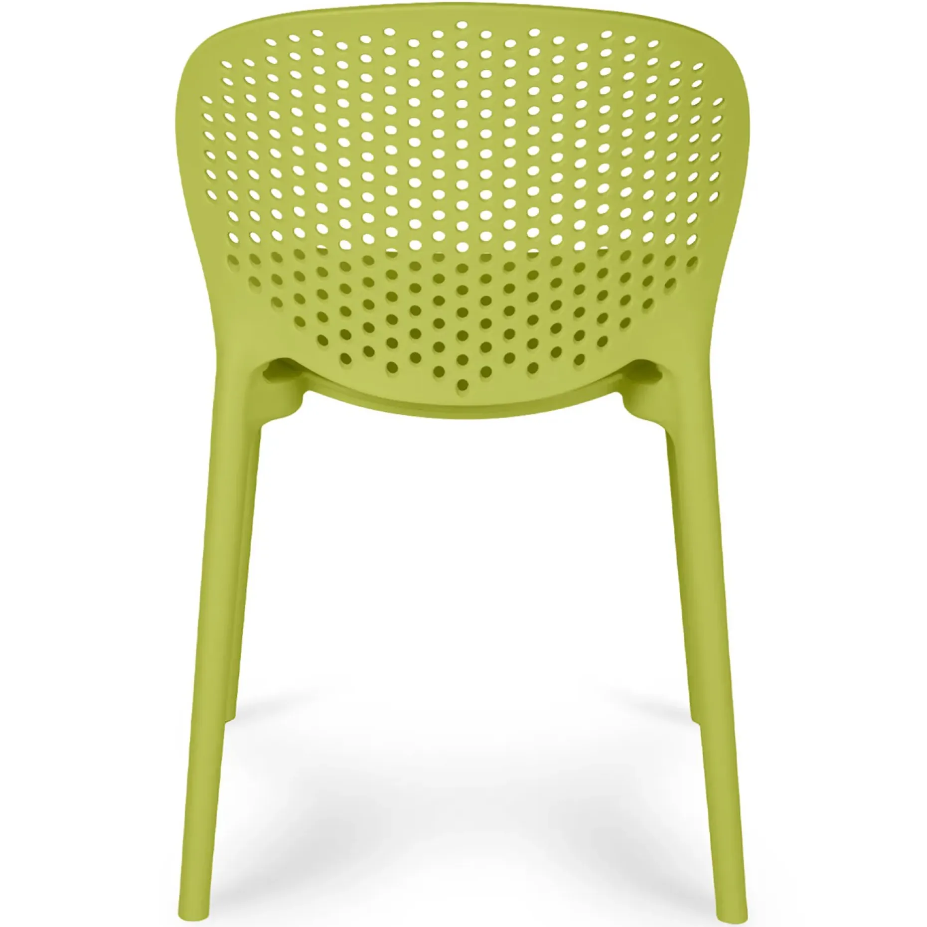 Dot Outdoor Stackable Dining Chair - Citrus Green