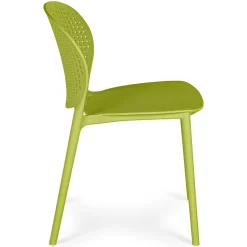 Dot Outdoor Stackable Dining Chair - Citrus Green