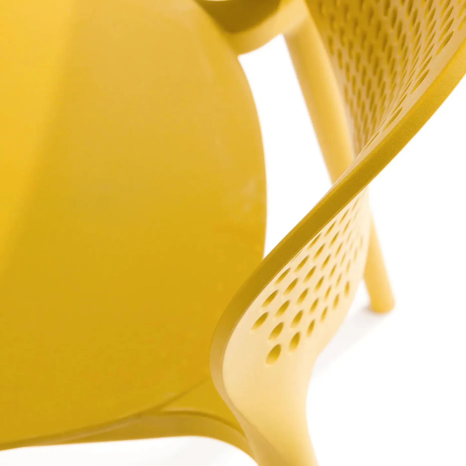 Dot Outdoor Stackable Dining Chair - Sun Yellow