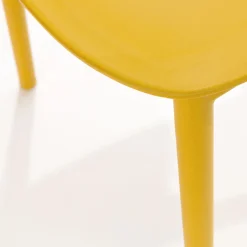 Dot Outdoor Stackable Dining Chair - Sun Yellow