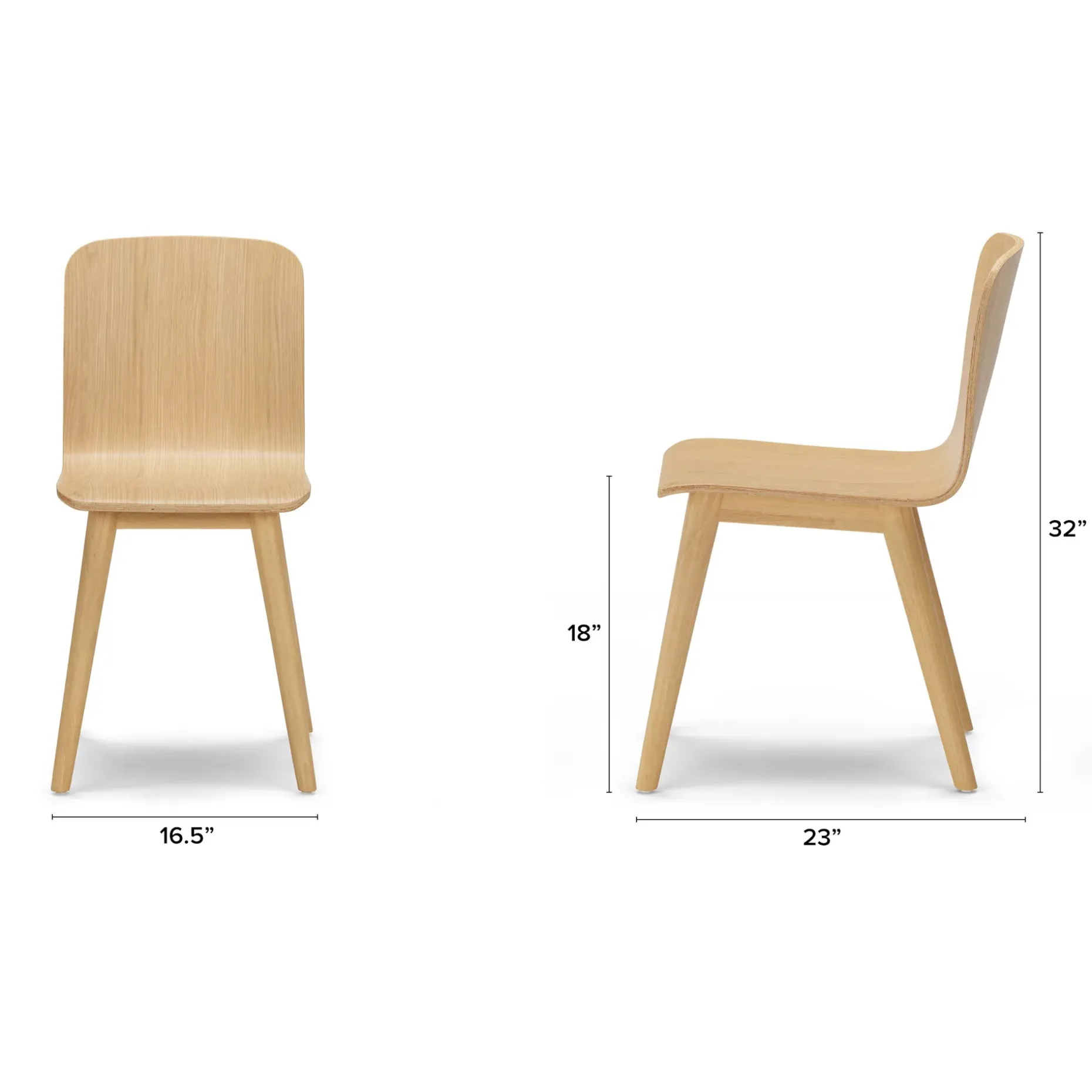 Earl Dining Chair - White Oak