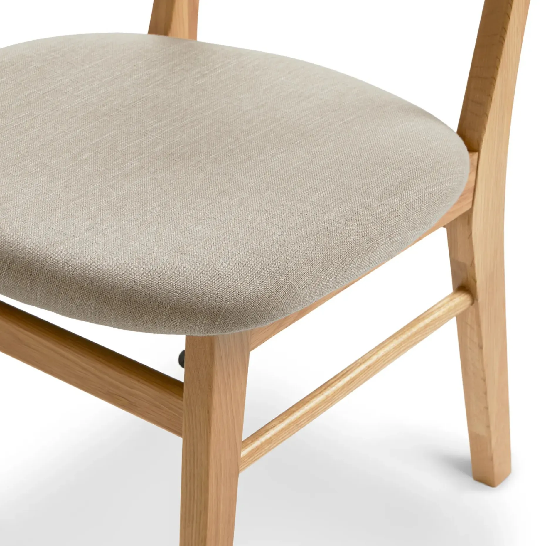 Ecole Dining Chair - Oak and Welsh Taupe
