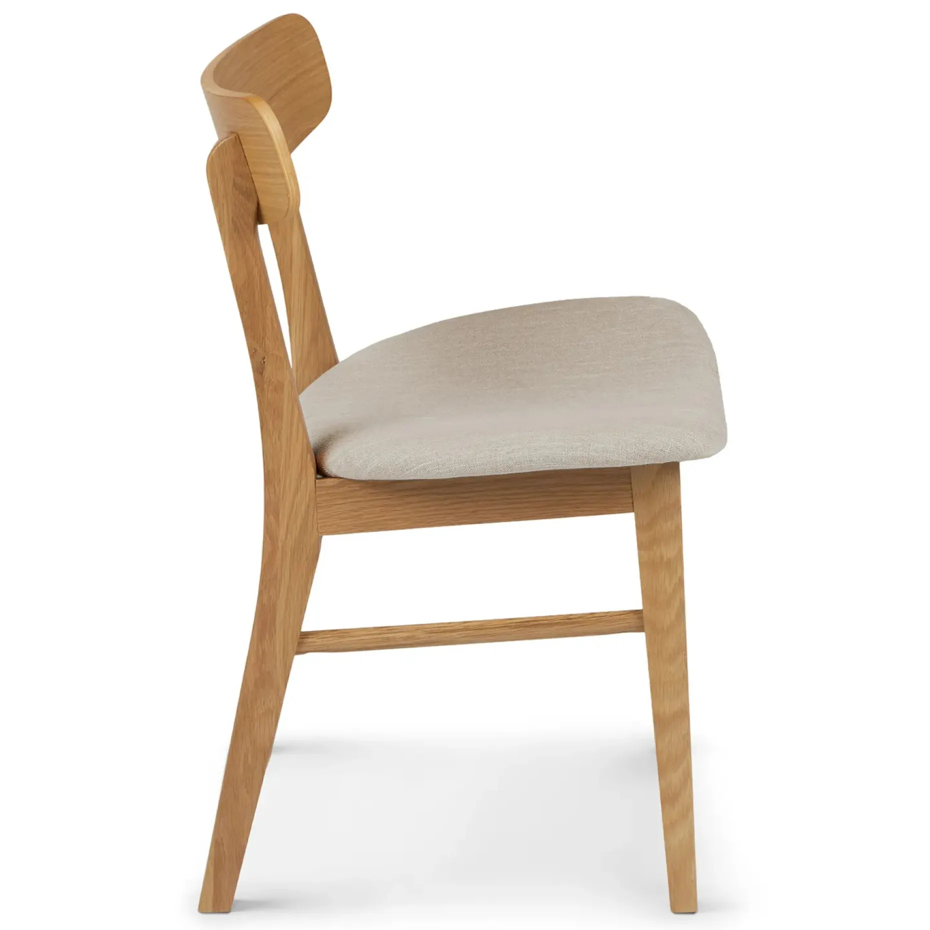 Ecole Dining Chair - Oak and Welsh Taupe