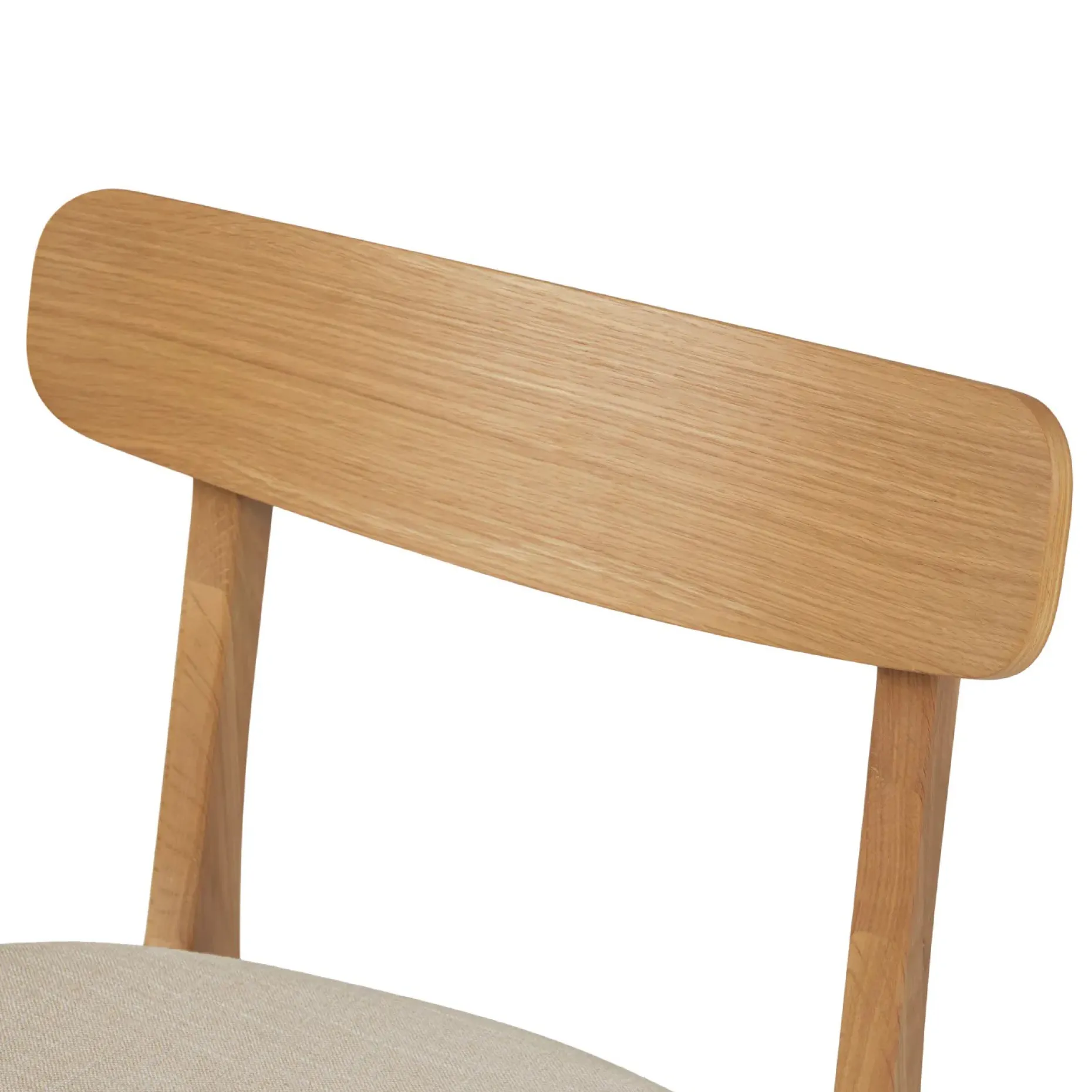 Ecole Dining Chair - Oak and Welsh Taupe