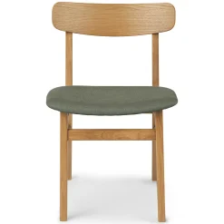 Ecole Dining Chair - Oak and Welsh Green