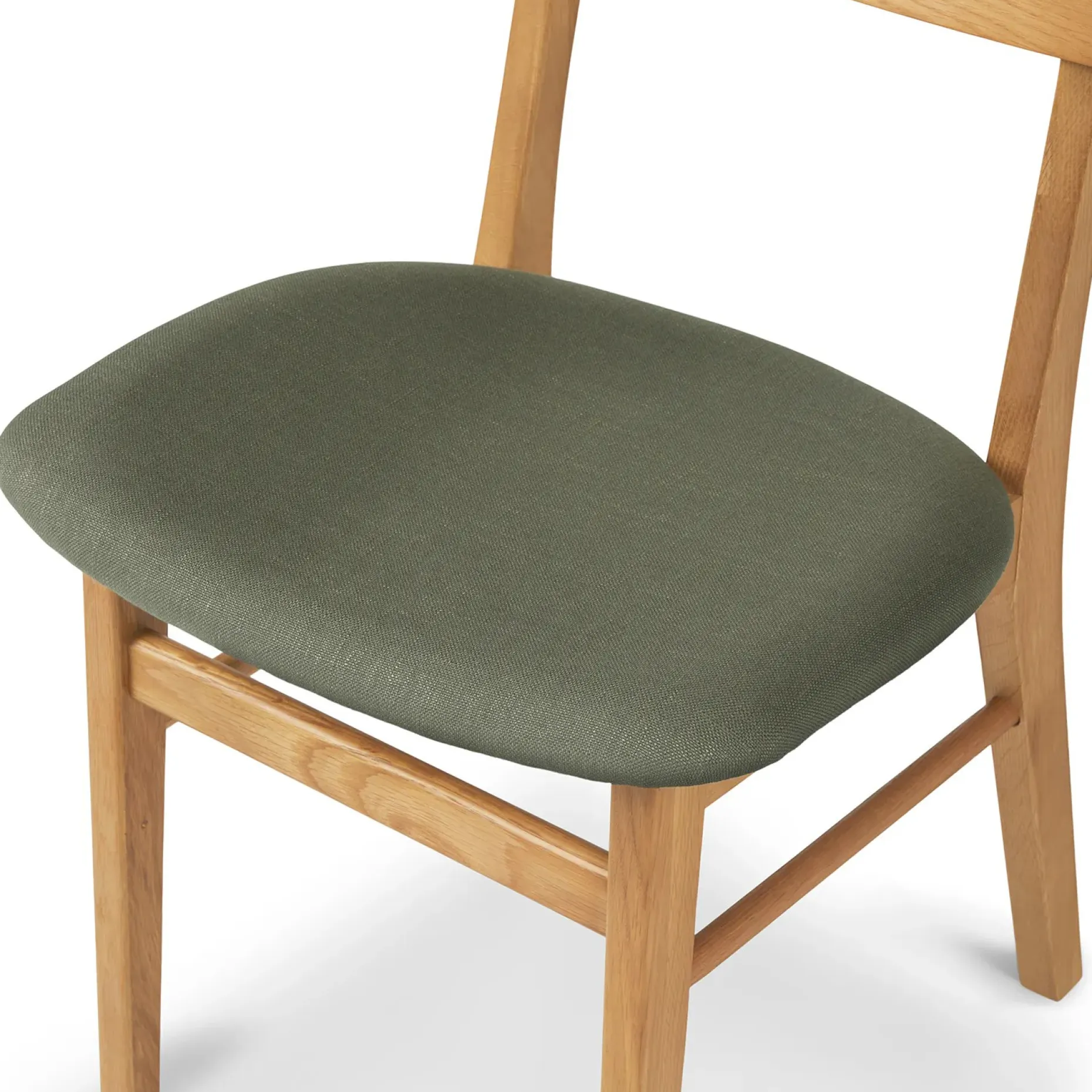 Ecole Dining Chair - Oak and Welsh Green