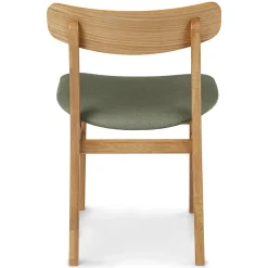 Ecole Dining Chair - Oak and Welsh Green