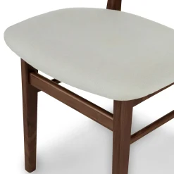Ecole Dining Chair - Walnut and Welsh Gray