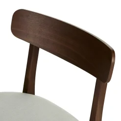 Ecole Dining Chair - Walnut and Welsh Gray