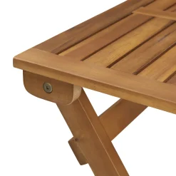 Elanora Outdoor Folding Cafe Table - Light Acacia
