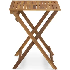 Elanora Outdoor Folding Cafe Table - Light Acacia